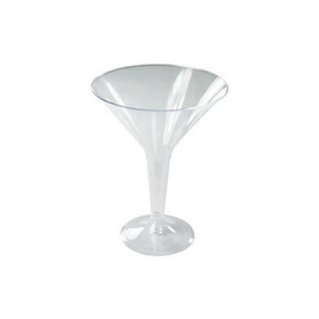 Maryland Plastics NC20316 PEC 6 oz Newbury Martini Glass - Case of 100
