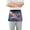Blue Bird with Lighte Feathers, variant on Server Apron with 3 Pockets Waterproof Waitress Waist Short Apron for Man Woman Colorful Bohemian Geometry 12 Inches