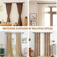 thumbnail image 6 of Knobelite Black 2 Pack Window Treatment Single Curtain Rod, Adjustable Drapery Rod Set from 48 to 86 Inches with Crystal Finial Finials(4-7.2ft), 1-Inch Diameter Curtain Rods for Windows, 6 of 6