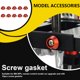 thumbnail image 3 of RC CRAWLER CARS Juntas de tornillo Juguetes Construcción Control de control remoto Accesorios del modelo de camión Reemplazo para MN90 MN90K C14K Rojo 10 piezas Inevent FN002038-01, 3 of 7