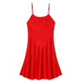 thumbnail image 2 of Lavaport Women Sexy V-neck Sling Dress Silk Slim Straps Comfortable Nightdress Nightgowns, 2 of 5