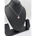 thumbnail image 2 of REGVO - Butterfly Red Pendant Necklace – Elegant Red Stone Pendant with Silver Chain for Women’s Fashion Jewelry, 2 of 5