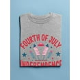 thumbnail image 3 of Fourth Of July Fireworks T-Shirt Men -Image by Shutterstock, Male 3X-Large, 3 of 4