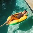 thumbnail image 5 of Big Joe Fruit Float No Inflation Needed Pool Lounger, Pineapple Double Sided Mesh, Quick Draining Fabric, 5 feet Big, 5 of 9