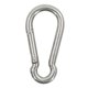 thumbnail image 2 of Mosquetón con resorte de acero inoxidable, clips de acero inoxidable 304, juego de 10, mosquetón para accesorio de fitness, gimnasio, al aire libre, columpio, hamaca, senderismo Shuxiu Wang 8390615161862, 2 of 5