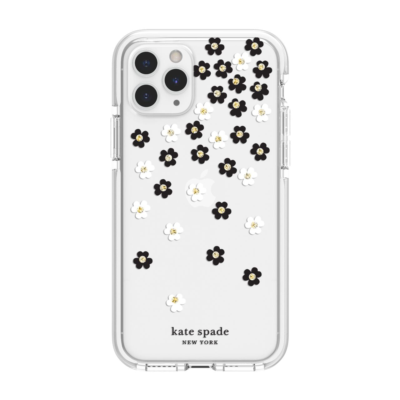 Kate Spade Defensive Hardshell Case Scattered Flowers Clear for iPhone