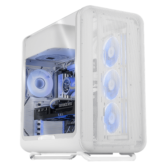 PC Gamer Xtreme PC Gaming NVIDIA GeForce RTX 5070 Ti AMD Ryzen 9 9900X 32GB DDR5 SSD 1TB Sistema Liquido WIFI Snow White gaming competitivo y streaming