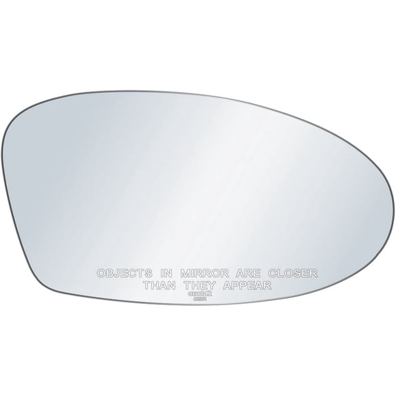 exactafit 8151R Passenger Side Mirror Glass Replacement Fits 1999-2004 Oldsmobile Alero, 2002-2005 Pontiac Grand AM Right Hand 3m Adhesives