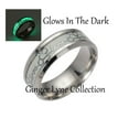 thumbnail image 7 of Love Glow In Dark Wedding Band Ring Stainless Steel Men Women Ginger Lyne Collection, 7 of 7