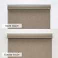 thumbnail image 4 of Linen Avenue Cordless Mojave Blackout Cassette Roller Shade with Bloc Wand for Easy Adjustment– UV Protection, Room Darkening–Tan Dunes 34 W X 66 H (Arrives 1/4" Narrower), 4 of 8