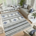 thumbnail image 3 of Casavani Dining Room Rug Outdoor Patio Rug,Black 11x11 feet, 3 of 6