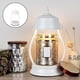 thumbnail image 1 of Lámpara de cera fundida, calentador de perfumado, lámpara de de iluminación, quemador de cera, eléctrico, lámpara de blanco Macarena Lámpara de vela más cálida, 1 of 8