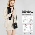 thumbnail image 2 of Small Crossbody Cell Phone Purse for Women, Mini Messenger Shoulder Handbag Wallet with Credit Card Slots, 2 of 7