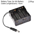 thumbnail image 3 of Unique Bargains Battery Case Storage Box 8 Slots x 1.5V DC Connector Wired Lead for 8 x AA Battery 2 Pcs, 3 of 6