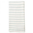 thumbnail image 4 of Organic Cotton Striped Baby Blanket Mist / 36" x 46", 4 of 4