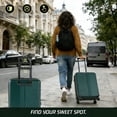 thumbnail image 2 of 20 Pouces 1 Pce Texturé Hardside Carry-On, Sarcelle, 2 of 9