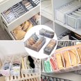 thumbnail image 3 of Caja de almacenamiento de ropa interior de 3 uds, cajón organizador plegable, cajón organizador caja de almacenamiento lavable para ropa interior, sujetadores y calcetines ER, 3 of 5