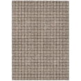 thumbnail image 2 of HomeRoots 595532 8 x 10 ft. Brown & Beige Geometric Washable Indoor & Outdoor Rectangle Area Rug, 2 of 5