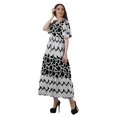 thumbnail image 2 of Moomaya Robe d'Été en Coton Slub Imprimée pour Femmes Grande Taille Robes pour Dames, 2 of 4