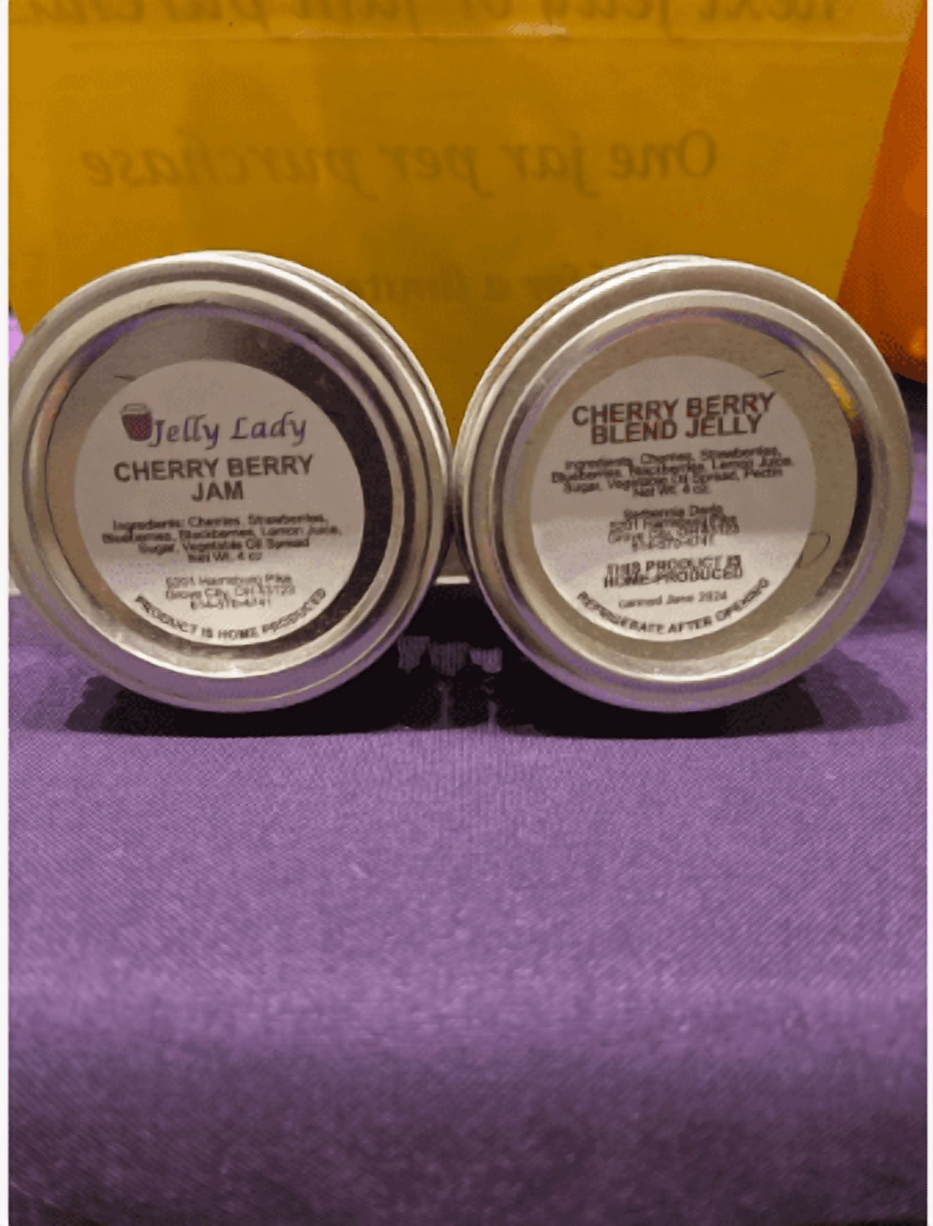 Jelly Lady Cherry Berry Blend, 8 oz