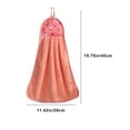 thumbnail image 3 of VBXOAE High Density Velvet Absorbent Kitchen Hand Towel Thickened Dishwashing Rags Soft Skin Friendly Hanging Bathroom Hand Wipe Convenient Storage Fashionable Cartoon Design Suit Home Use, 3 of 6