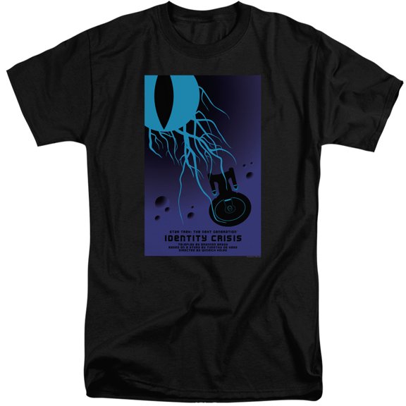 Star Trek Tng Season 4 Episode 18 Adult Tall T-Shirt 18/1 T-Shirt Black