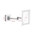 thumbnail image 2 of Makeup Mirror LED With Light HD Fill Light Folding Bathroom Wall-mounted Vanity Mirror Personal Makeup Mirrors 3 Times Magnification ,Widely Use, 2 of 3