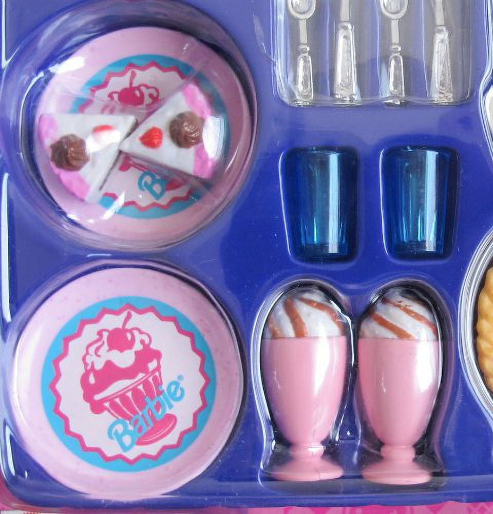 Barbie Fun Fixin Dessert Mini Dollhouse Food 24 Piece Set