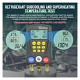 thumbnail image 2 of DY517A Refrigeration Pressure Gauge Set R410A Digital Manifold HVAC Meter Pressure Freon Manometer Temperature Tester ,Easy to Install, 2 of 7