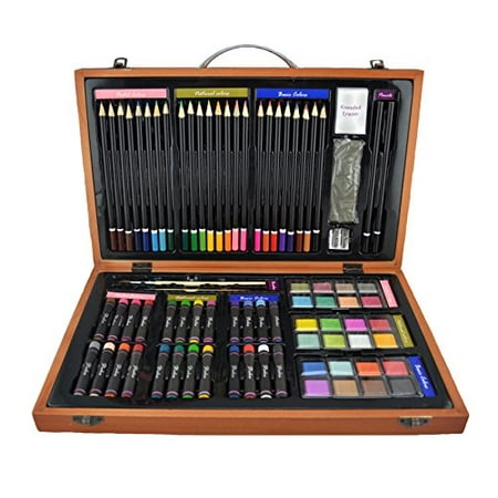 strokes art supplies deluxe art set for drawing and painting 80