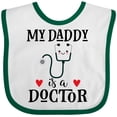 thumbnail image 3 of Inktastic Doctor Daddy Physician Baby Gift Boys or Girls Baby Bib, 3 of 4