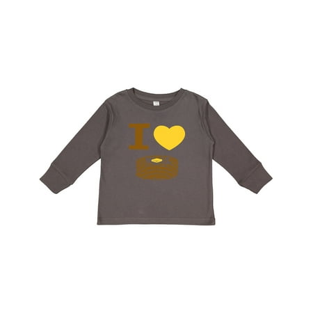 

Inktastic I Love Pancakes Gift Toddler Boy or Toddler Girl Long Sleeve T-Shirt