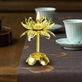 thumbnail image 1 of Soporte a de Lámpara de de Estilo Retro, Soporte de Lámpara de Aceite Telescópico, Estante a de Aleación, Decoración Del Macarena Titular de la mecha de la lámpara Ghee, 1 of 8