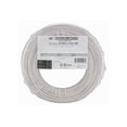 22 Gauge 1000 Feet Solid Copper Alarm Wire Cable White UL Rated (2 x