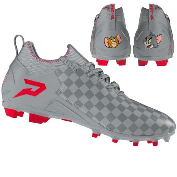Tom and Jerry "Cheddar Chase" Football Cleats - Quantum Speed by Phenom Elite