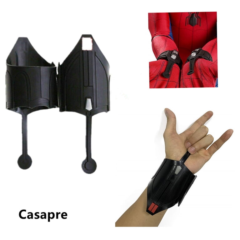 Dacitiery Spider Web Shooter pour enfants, ensemble de jouets de poignet pour garçons (1 lanceur, 6 balles et 1 gants
