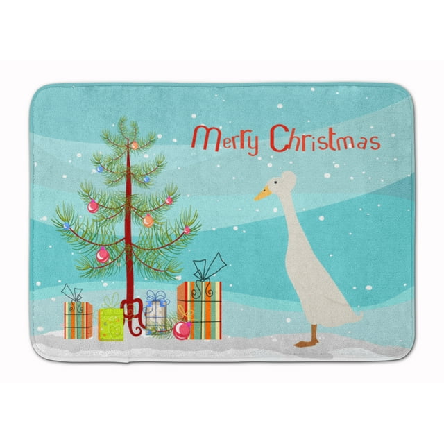 Carolines Treasures BB9226RUG Bali Duck Christmas Machine Washable Memory Foam Mat