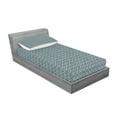 thumbnail image 2 of Ambesonne Vintage Fitted Sheet & Pillow Sham Set, Grunge Motifs Middle Ages, Twin, Dark Teal and Eggshell, 2 of 2