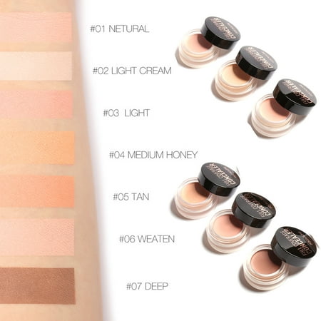 Yosoo FOCALLURE Full Coverage Concealer Dark Circles Treatment Creamy Spot Acne Correcting Concealer,Concealer, Spot Correcting (Best Full Coverage Powder For Acne Prone Skin)