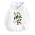 thumbnail image 3 of Sudadera con capucha de Anime One Pieces, ropa para niños, ropa para primavera y otoño para niñas, sudadera con dibujos animados de Luffy Zoro, traje para adolescentes, camisetas con capucha de Sonic, 3 of 5