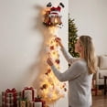 thumbnail image 5 of Clearance! Christmas Magic Trail Wall Light, Santa Christmas Hanging Decoration with Warm LED, Glowing Christmas Indoor Decorations for Wall, 5 of 7