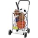 thumbnail image 4 of Carrito de compras Deluxe Rolling Utility, negro, 4 of 7