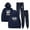Navy, variant on Jey Uso Four Letters One Word Hoodies Jogger Pants Women Men Streetwear Set