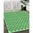 thumbnail image 3 of Ahgly Company Machine Washable Indoor Round Transitional Light Green Area Rugs, 8' Round, 3 of 7
