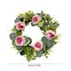 thumbnail image 3 of Corona Floral, Flores de Peonía Artificiales, Guirnalda Decorativa con Hojas, 35cm, para Puerta Principal, Pared, Escaleras, Decoración de Hogar Primaveral, 3 of 6