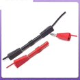 thumbnail image 4 of P7023 10Pcs/Lot Extension Insulated PVC 4mm Banana Plug Socket Female to Female Adapter Coupler Conn, 4 of 5
