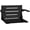 Matte Black Seat with Matte Black Frame, variant on Silhouette Comfort Folding Wall Mount Shower Bench Seat with Arms, Black Seat with Matte Black Frame
