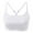 White#9527, variant on Women Underwire Bikini Top Push Up Swimsuit Top Bra For Women Solid Color Spaghetti Straps Cozy Soft Bathing Suits