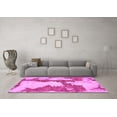 thumbnail image 3 of Ahgly Company Indoor Rectangle Abstract Pink Modern Area Rugs, 2' x 4', 3 of 4