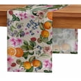 thumbnail image 3 of Vargottam Sustainable Cotton Table Runner Textured Twill Fabric Elegant Fruit Print Pattern 14 Inch Wide Washable Runner for Dining, Console, Coffee Tables, 3 of 6